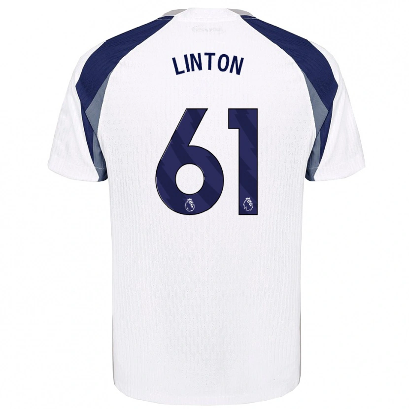Danxen Dames Jahziah Linton #61 Wit Marineblauw Thuisshirt Thuistenue 2025/26 T-Shirt