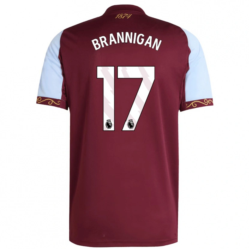 Danxen Dames Cole Brannigan #17 Bourgondisch Hemelsblauw Thuisshirt Thuistenue 2025/26 T-Shirt