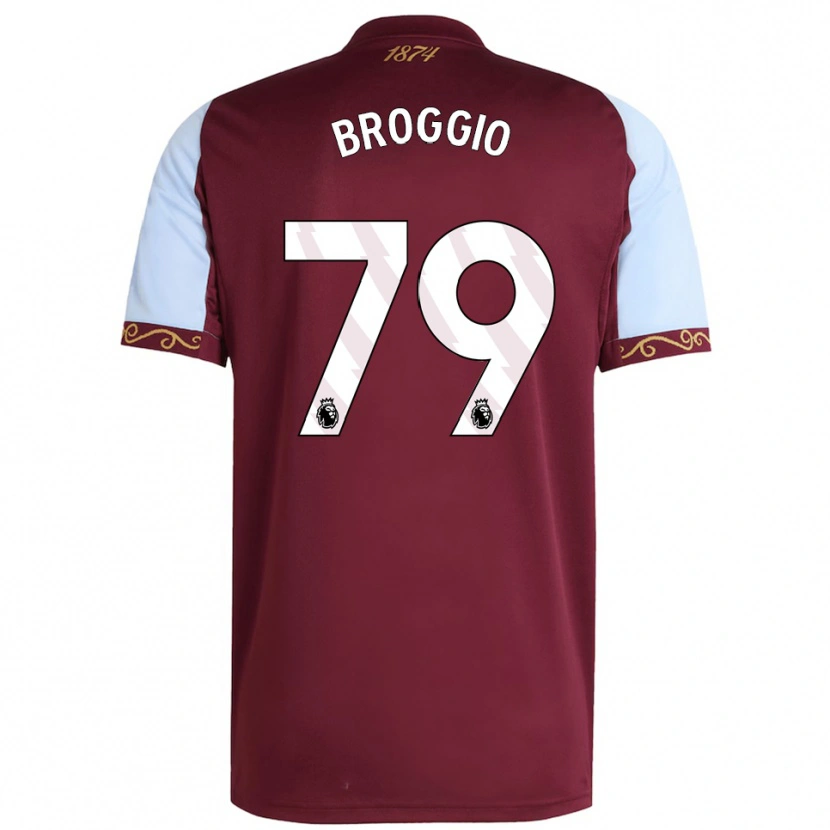 Danxen Dames Ben Broggio #79 Bourgondisch Hemelsblauw Thuisshirt Thuistenue 2025/26 T-Shirt