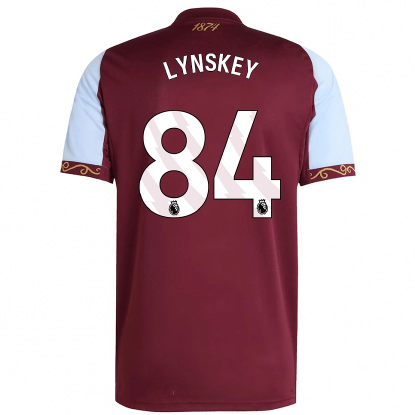 Danxen Dames Alfie Lynskey #84 Bourgondisch Hemelsblauw Thuisshirt Thuistenue 2025/26 T-Shirt