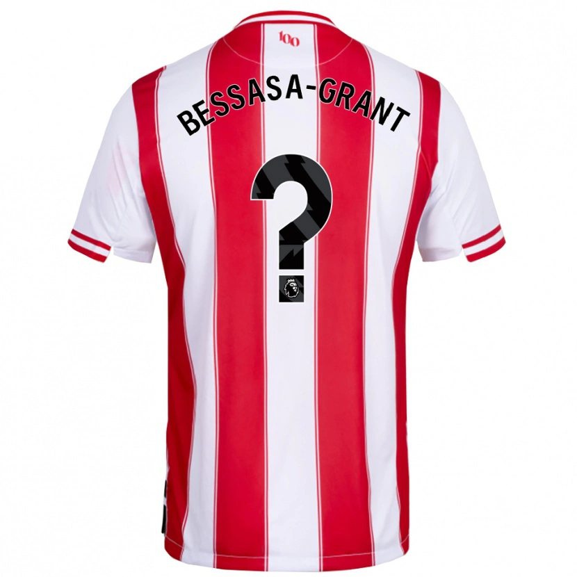 Danxen Dames Mekhai Bessasa-Grant #0 Rood Wit Thuisshirt Thuistenue 2025/26 T-Shirt