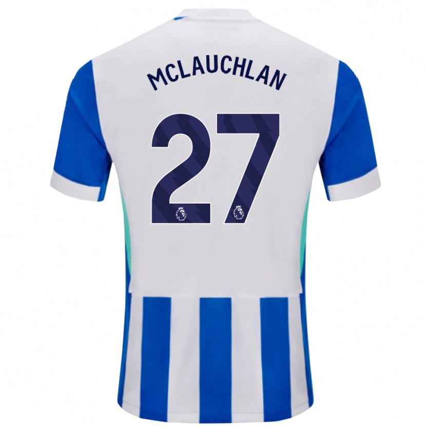 Danxen Dames Rachel Mclauchlan #27 Blauw Wit Thuisshirt Thuistenue 2025/26 T-Shirt