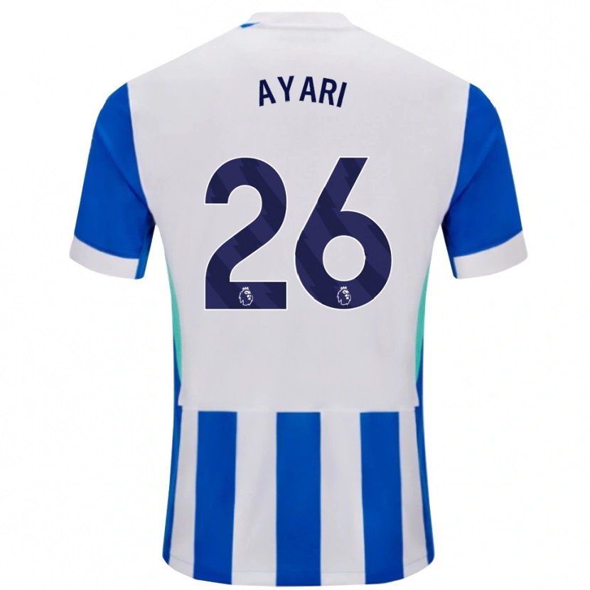 Danxen Dames Yasin Ayari #26 Blauw Wit Thuisshirt Thuistenue 2025/26 T-Shirt