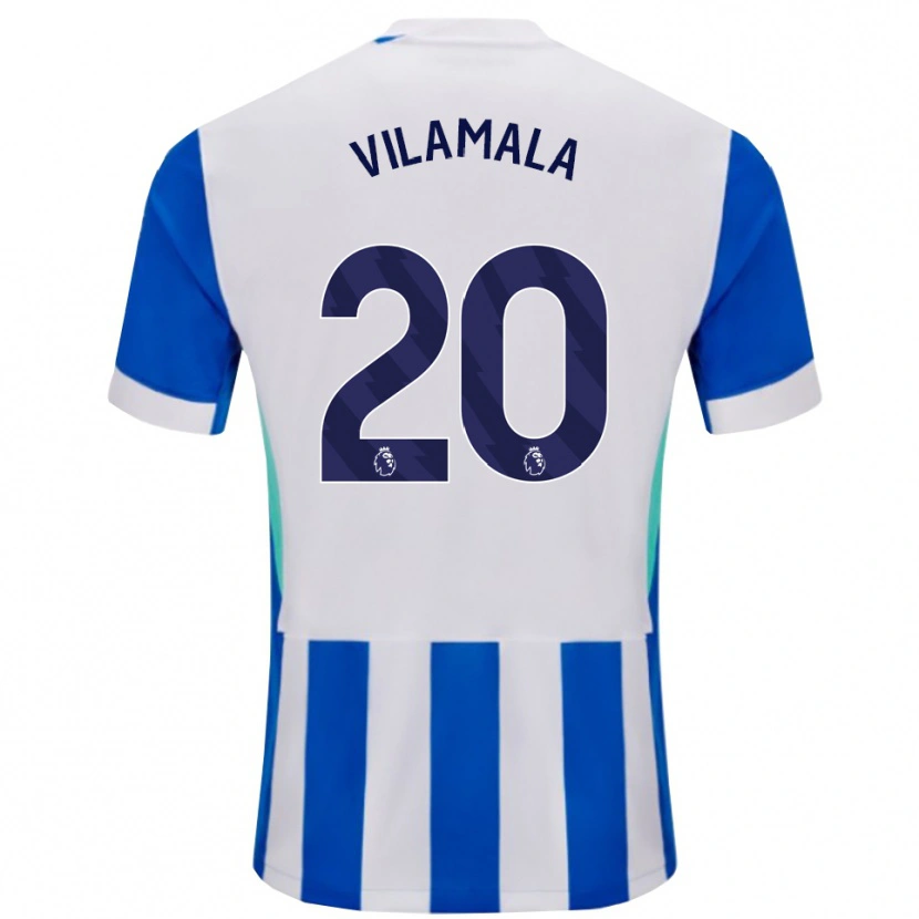 Danxen Dames Bruna Vilamala #20 Blauw Wit Thuisshirt Thuistenue 2025/26 T-Shirt