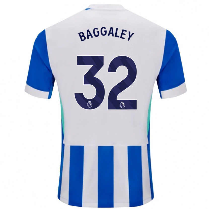 Danxen Dames Sophie Baggaley #32 Blauw Wit Thuisshirt Thuistenue 2025/26 T-Shirt