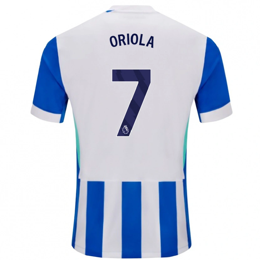 Danxen Dames Nehemiah Oriola #7 Blauw Wit Thuisshirt Thuistenue 2025/26 T-Shirt