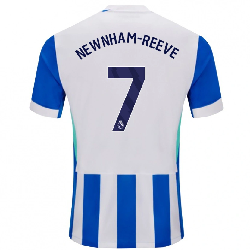 Danxen Dames Bode Newnham-Reeve #7 Blauw Wit Thuisshirt Thuistenue 2025/26 T-Shirt