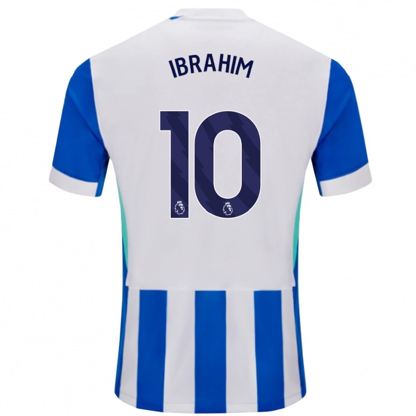 Danxen Dames Younes Ibrahim #10 Blauw Wit Thuisshirt Thuistenue 2025/26 T-Shirt