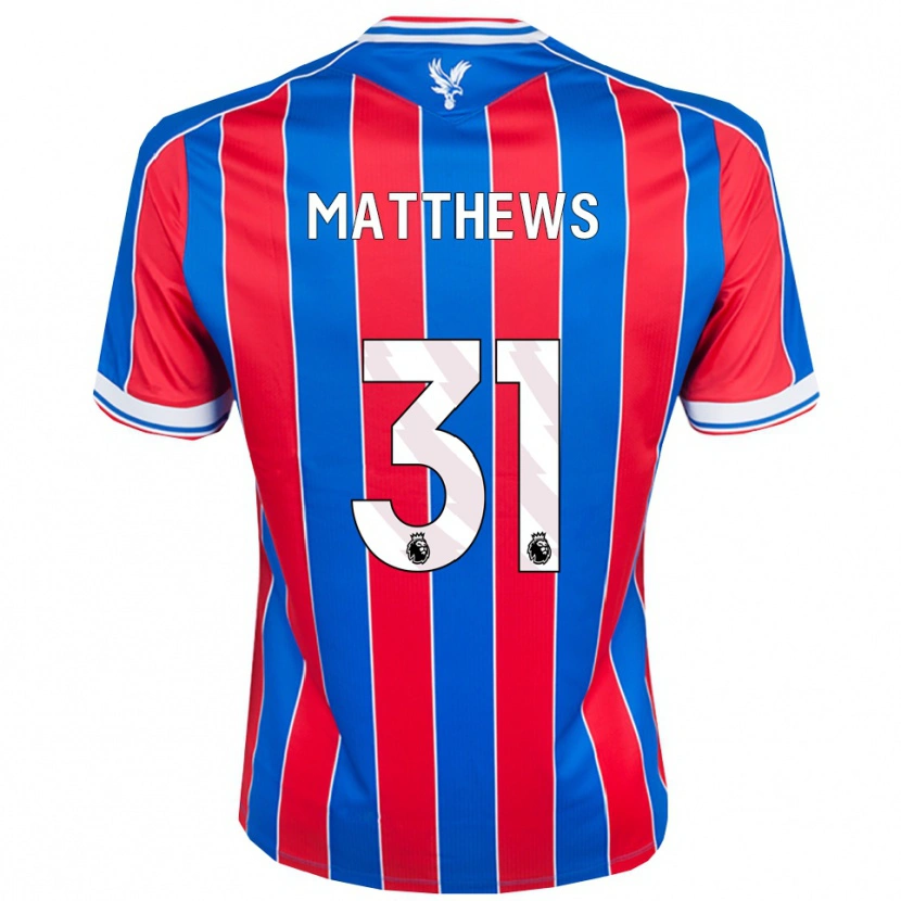 Danxen Dames Remi Matthews #31 Blauw Rood Wit Thuisshirt Thuistenue 2025/26 T-Shirt
