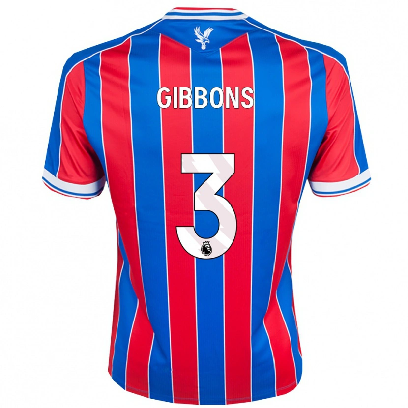 Danxen Dames Felicity Gibbons #3 Blauw Rood Wit Thuisshirt Thuistenue 2025/26 T-Shirt
