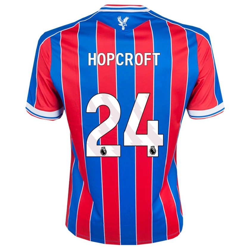 Danxen Dames Shanade Hopcroft #24 Blauw Rood Wit Thuisshirt Thuistenue 2025/26 T-Shirt