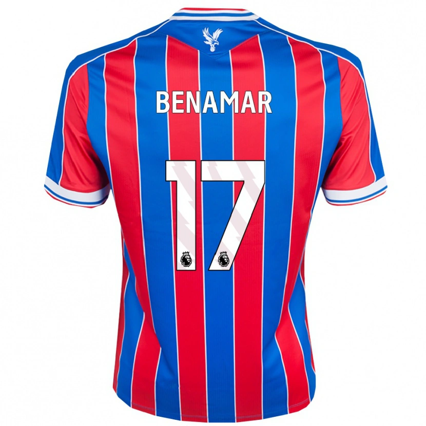 Danxen Dames Dean Benamar #17 Blauw Rood Wit Thuisshirt Thuistenue 2025/26 T-Shirt