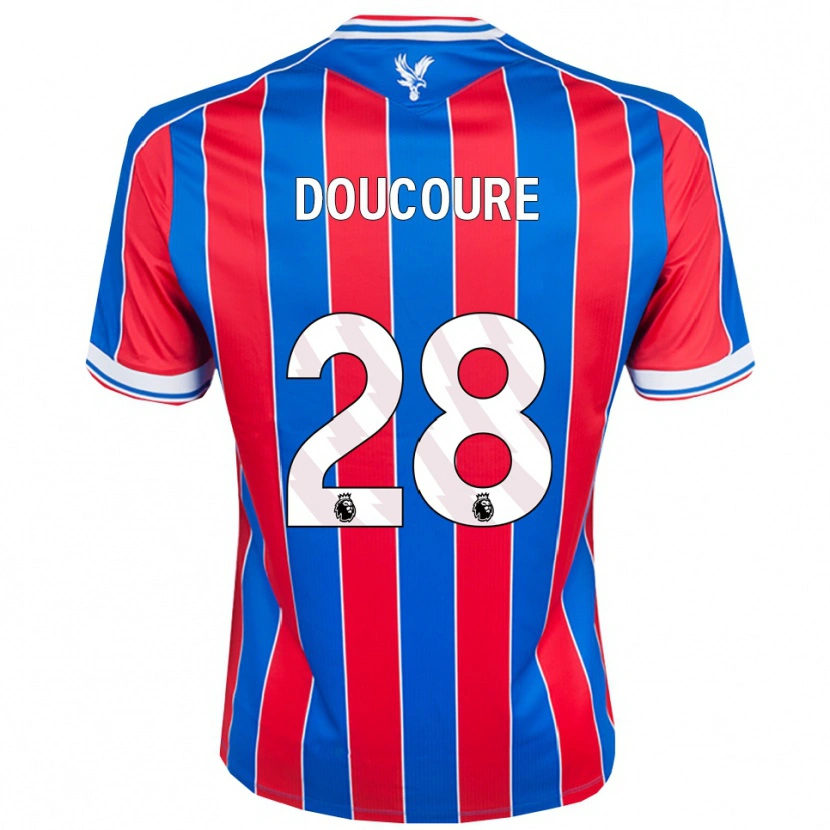 Danxen Dames Cheick Doucouré #28 Blauw Rood Wit Thuisshirt Thuistenue 2025/26 T-Shirt