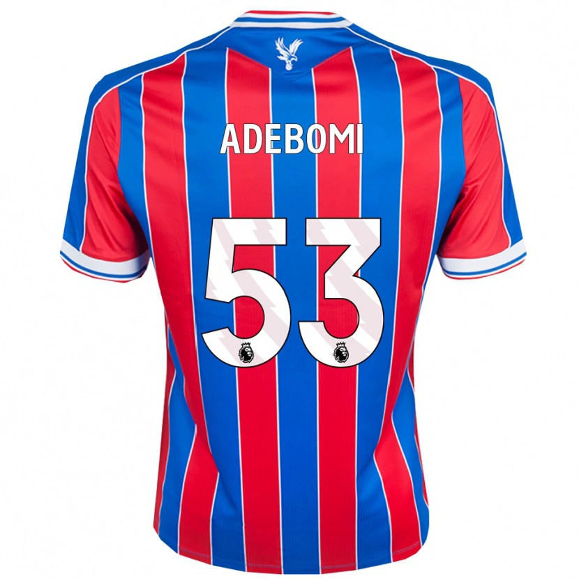 Danxen Dames Ademola Ola Adebomi #53 Blauw Rood Wit Thuisshirt Thuistenue 2025/26 T-Shirt