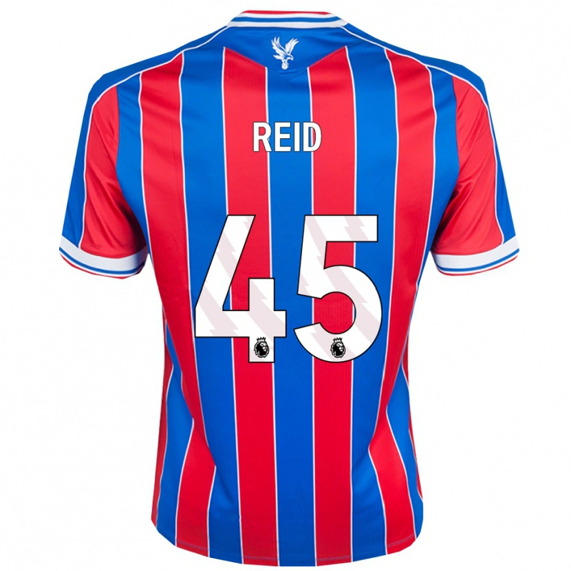 Danxen Dames Dylan Reid #45 Blauw Rood Wit Thuisshirt Thuistenue 2025/26 T-Shirt
