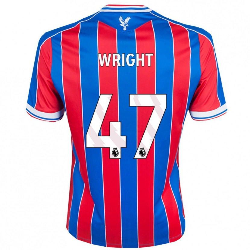 Danxen Dames Annis-Clara Wright #47 Blauw Rood Wit Thuisshirt Thuistenue 2025/26 T-Shirt