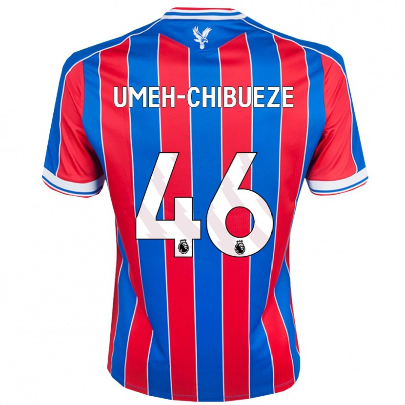 Danxen Dames Franco Umeh-Chibueze #46 Blauw Rood Wit Thuisshirt Thuistenue 2025/26 T-Shirt