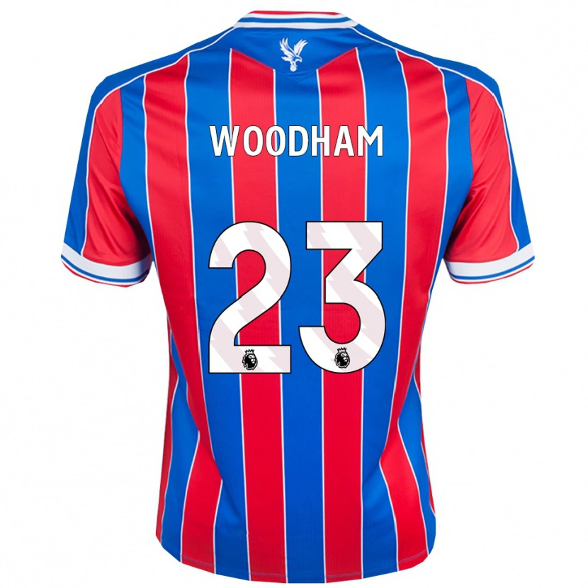 Danxen Dames Lily Woodham #23 Blauw Rood Wit Thuisshirt Thuistenue 2025/26 T-Shirt