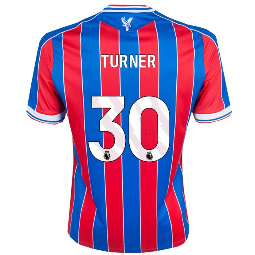 Danxen Dames Matt Turner #30 Blauw Rood Wit Thuisshirt Thuistenue 2025/26 T-Shirt