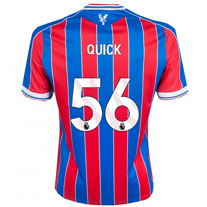 Danxen Dames Daniel Quick #56 Blauw Rood Wit Thuisshirt Thuistenue 2025/26 T-Shirt