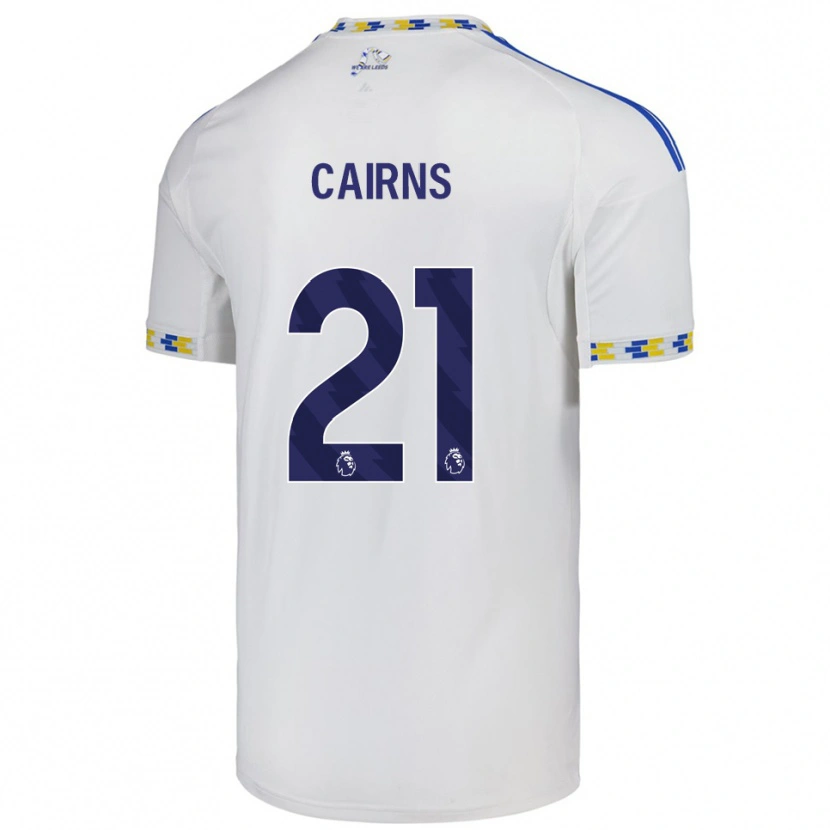 Danxen Dames Alex Cairns #21 Wit Blauw Thuisshirt Thuistenue 2025/26 T-Shirt