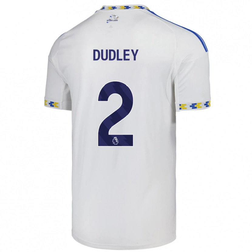 Danxen Dames Louie Dudley #2 Wit Blauw Thuisshirt Thuistenue 2025/26 T-Shirt
