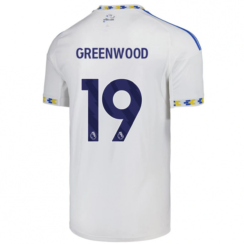 Danxen Dames Sam Greenwood #19 Wit Blauw Thuisshirt Thuistenue 2025/26 T-Shirt