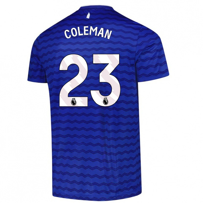 Danxen Dames Séamus Coleman #23 Blauw Marineblauw Thuisshirt Thuistenue 2025/26 T-Shirt