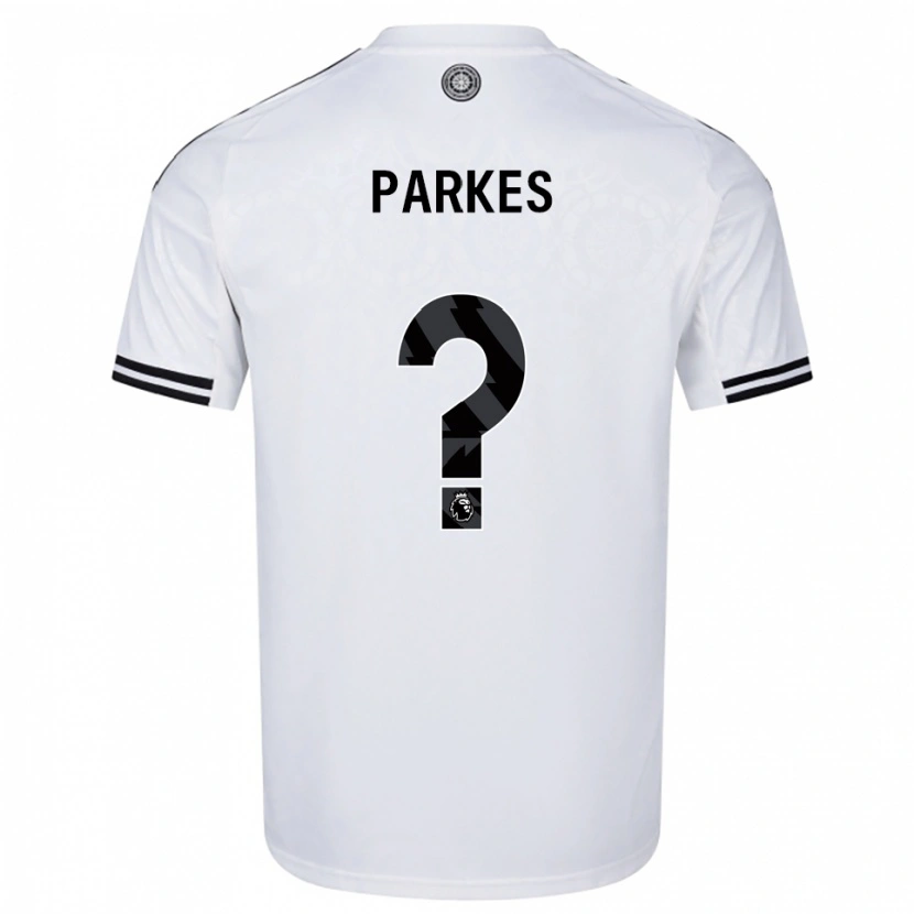 Danxen Dames Stefan Parkes #0 Wit Zwart Thuisshirt Thuistenue 2025/26 T-Shirt