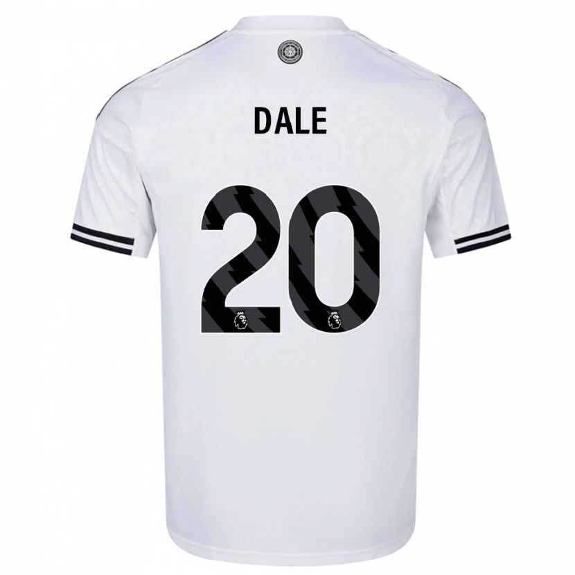 Danxen Dames Olivia Dale #20 Wit Zwart Thuisshirt Thuistenue 2025/26 T-Shirt