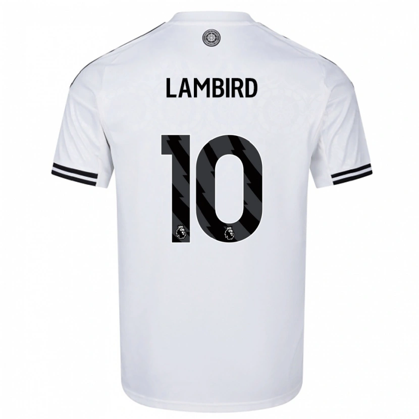 Danxen Dames Lilly Lambird #10 Wit Zwart Thuisshirt Thuistenue 2025/26 T-Shirt