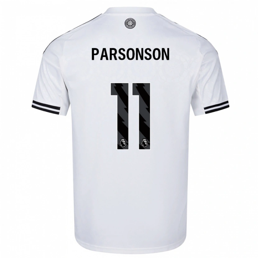 Danxen Dames Madi Parsonson #11 Wit Zwart Thuisshirt Thuistenue 2025/26 T-Shirt