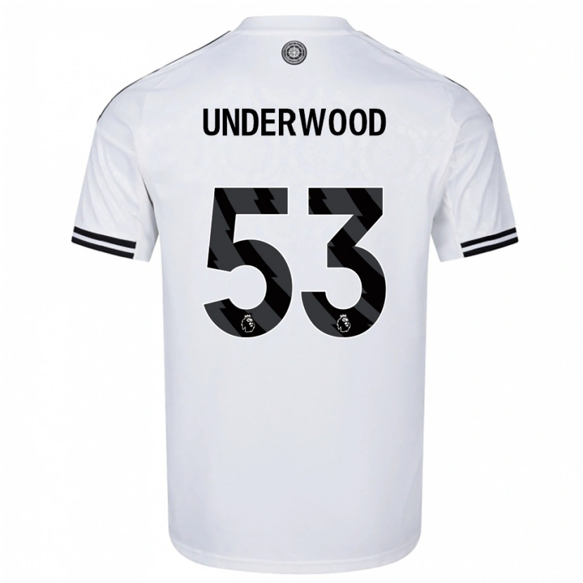 Danxen Dames Marco Underwood #53 Wit Zwart Thuisshirt Thuistenue 2025/26 T-Shirt