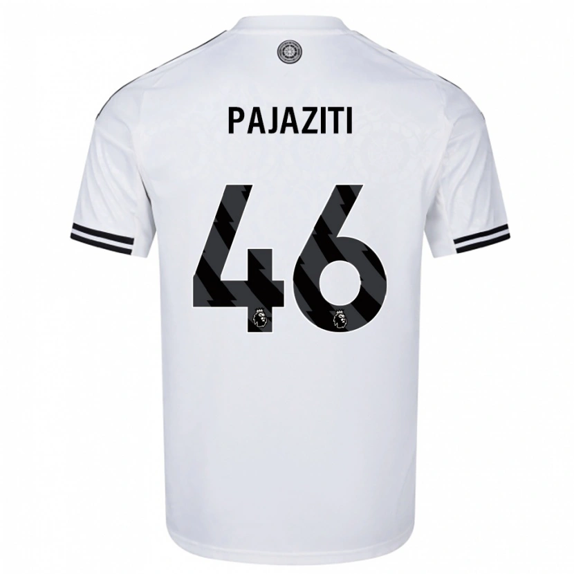 Danxen Dames Adrion Pajaziti #46 Wit Zwart Thuisshirt Thuistenue 2025/26 T-Shirt