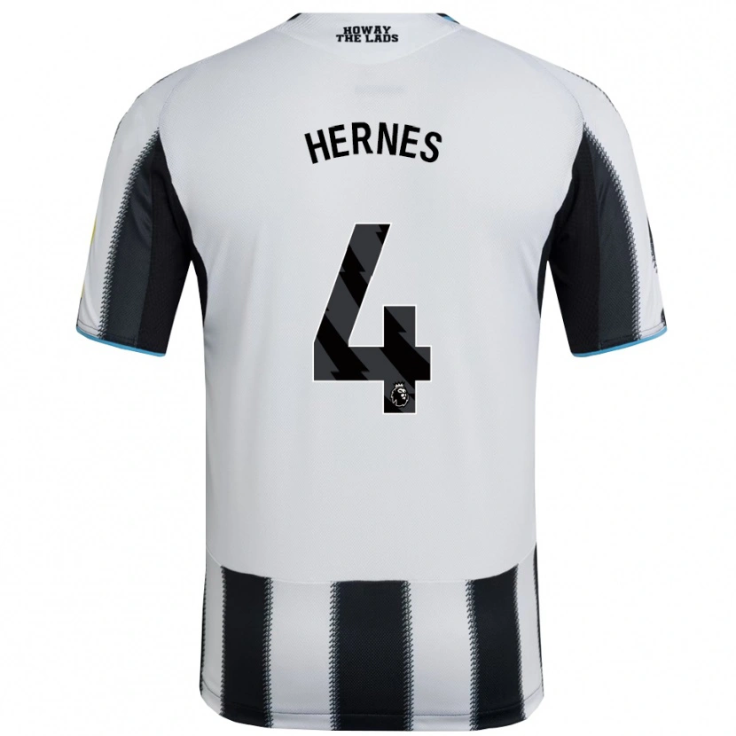 Danxen Dames Travis Hernes #4 Zwart Wit Thuisshirt Thuistenue 2025/26 T-Shirt