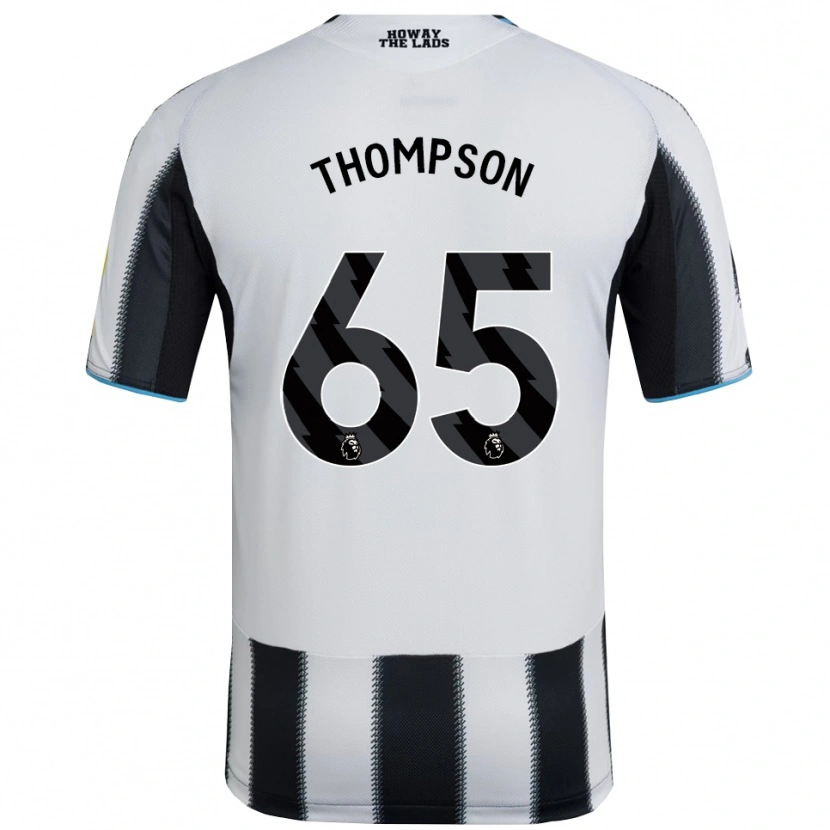 Danxen Dames Ciaran Thompson #65 Zwart Wit Thuisshirt Thuistenue 2025/26 T-Shirt