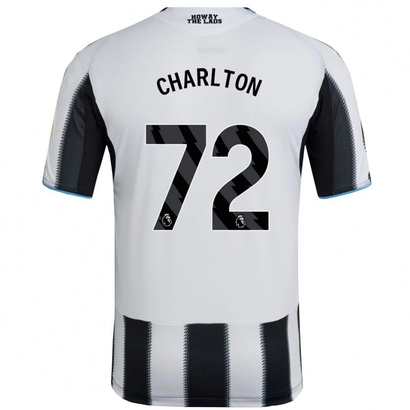 Danxen Dames Dylan Charlton #72 Zwart Wit Thuisshirt Thuistenue 2025/26 T-Shirt