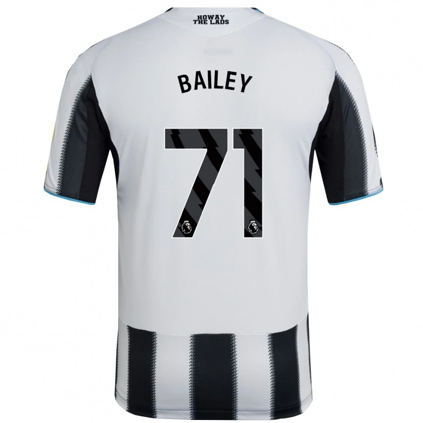 Danxen Dames Scott Bailey #71 Zwart Wit Thuisshirt Thuistenue 2025/26 T-Shirt