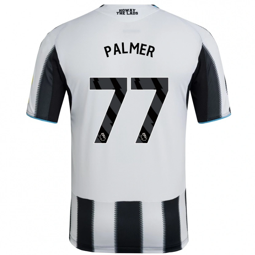 Danxen Dames Darren Palmer #77 Zwart Wit Thuisshirt Thuistenue 2025/26 T-Shirt