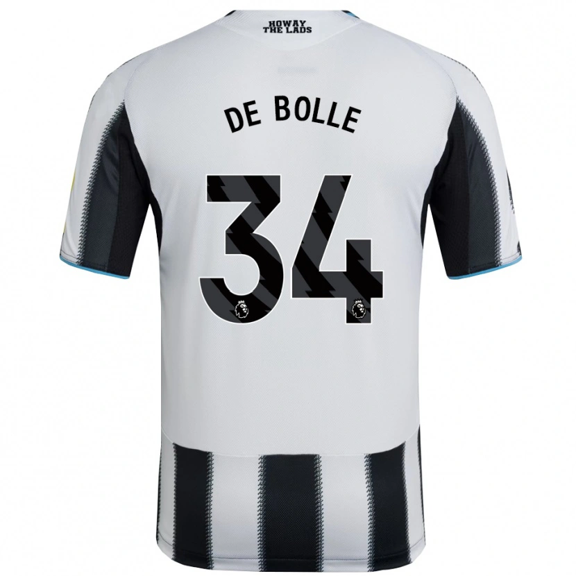 Danxen Dames Lucas De Bolle #34 Zwart Wit Thuisshirt Thuistenue 2025/26 T-Shirt