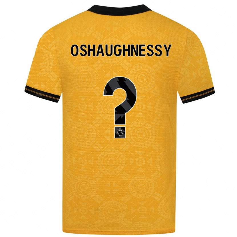 Danxen Dames Joe Oshaughnessy #0 Geel Zwart Thuisshirt Thuistenue 2025/26 T-Shirt