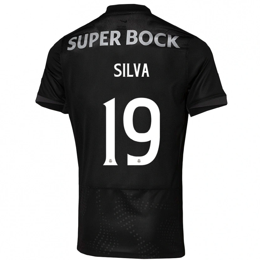 Danxen Dames Diana Silva #19 Zwart Wit Uitshirt Uittenue 2025/26 T-Shirt