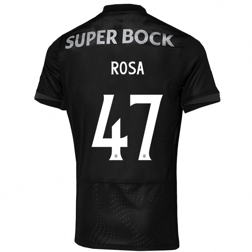 Danxen Dames Mariana Rosa #47 Zwart Wit Uitshirt Uittenue 2025/26 T-Shirt