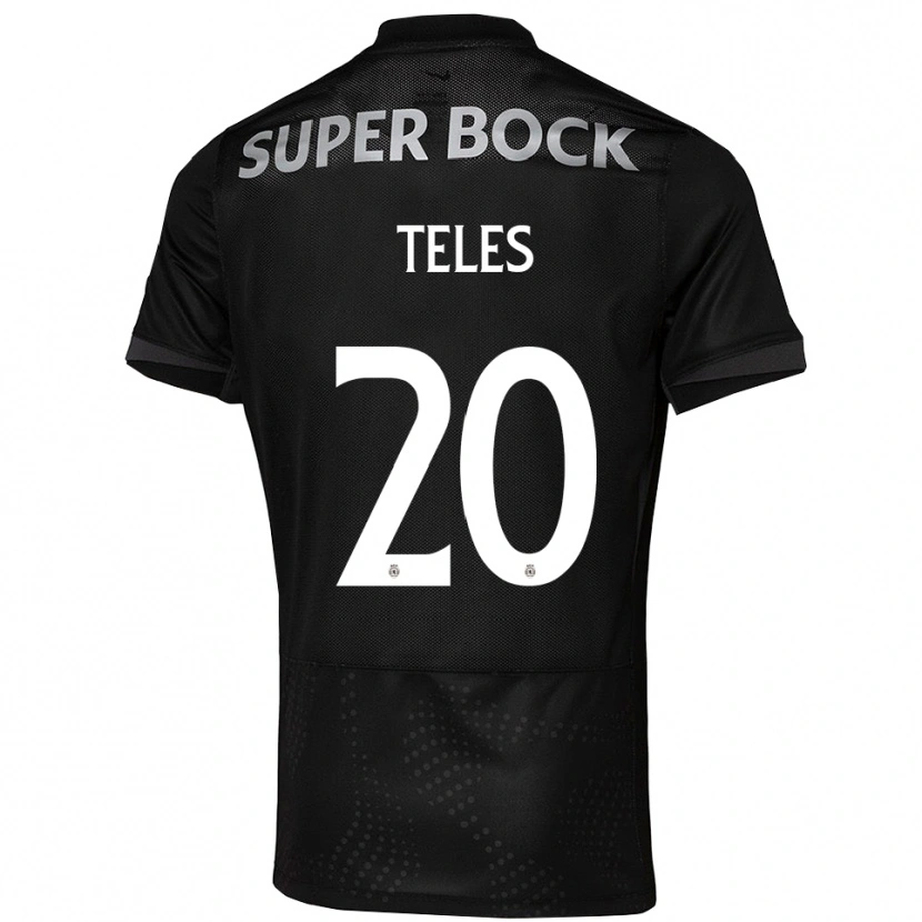 Danxen Dames Ana Isabel Teles #20 Zwart Wit Uitshirt Uittenue 2025/26 T-Shirt
