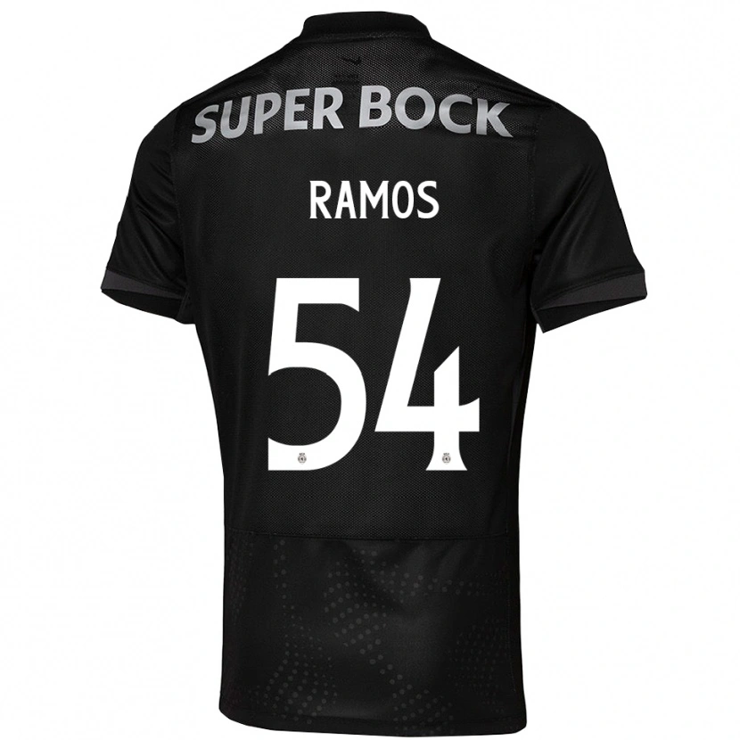Danxen Dames Bruno Ramos #54 Zwart Wit Uitshirt Uittenue 2025/26 T-Shirt