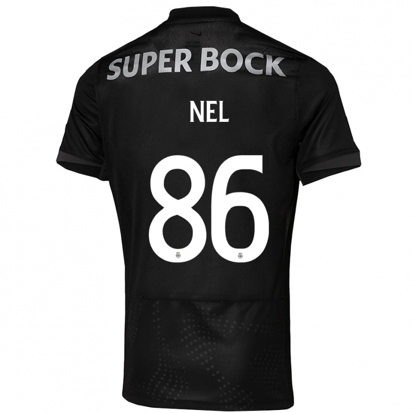 Danxen Dames Rafael Nel #86 Zwart Wit Uitshirt Uittenue 2025/26 T-Shirt