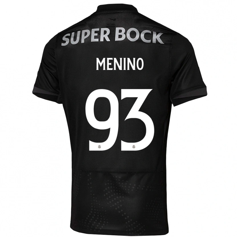 Danxen Dames Miguel Menino #93 Zwart Wit Uitshirt Uittenue 2025/26 T-Shirt
