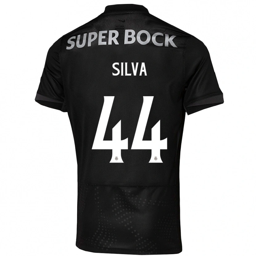 Danxen Dames Pedro Silva #44 Zwart Wit Uitshirt Uittenue 2025/26 T-Shirt