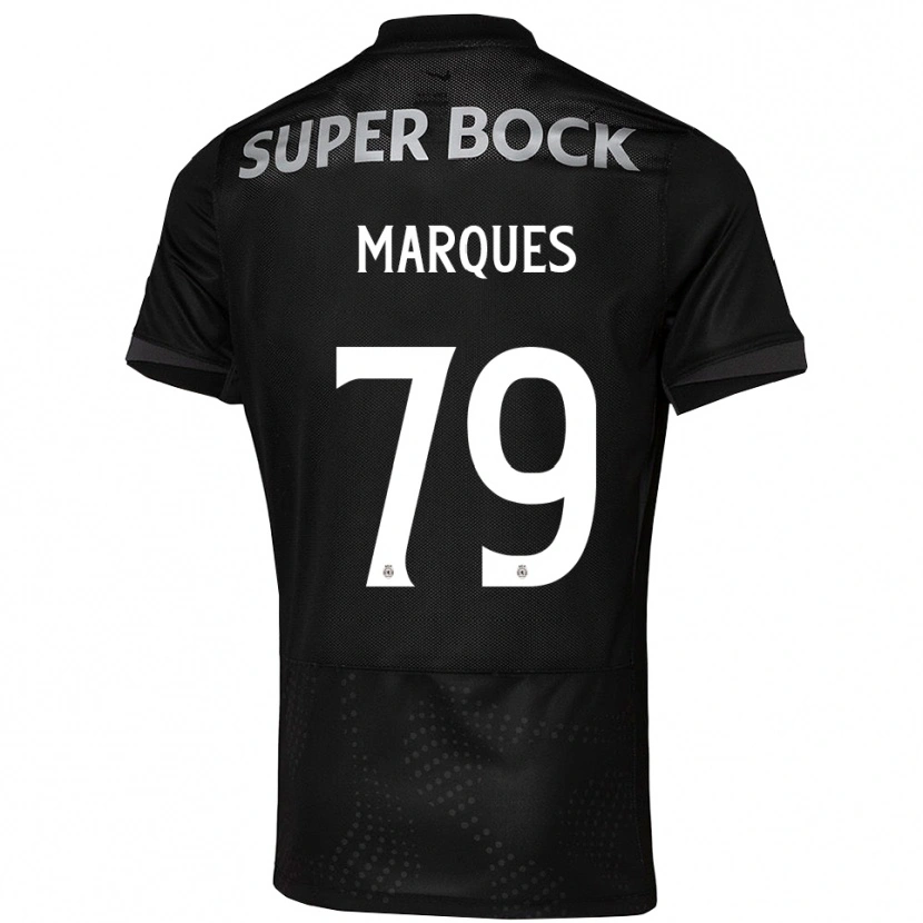Danxen Dames Rodrigo Marquês #79 Zwart Wit Uitshirt Uittenue 2025/26 T-Shirt