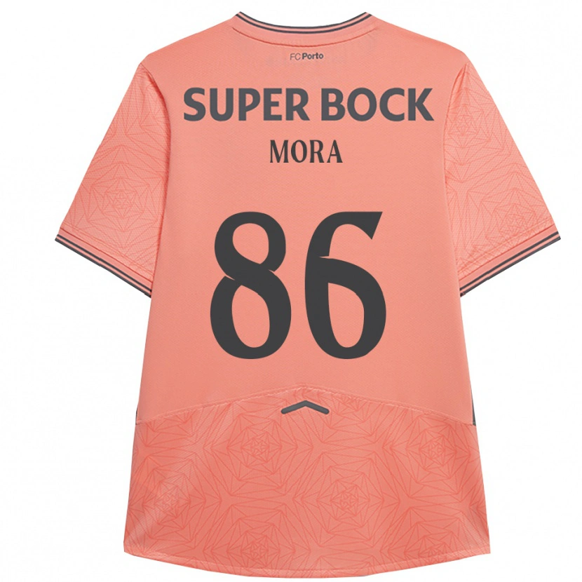 Danxen Dames Rodrigo Mora #86 Roze Marineblauw Uitshirt Uittenue 2025/26 T-Shirt